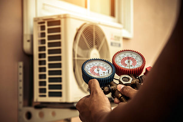 Professional Ductwork Repair technician working in Allison, PA